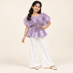 Lavinia Peplum Co-Ord Set for Girls | 7Y to 18Y
