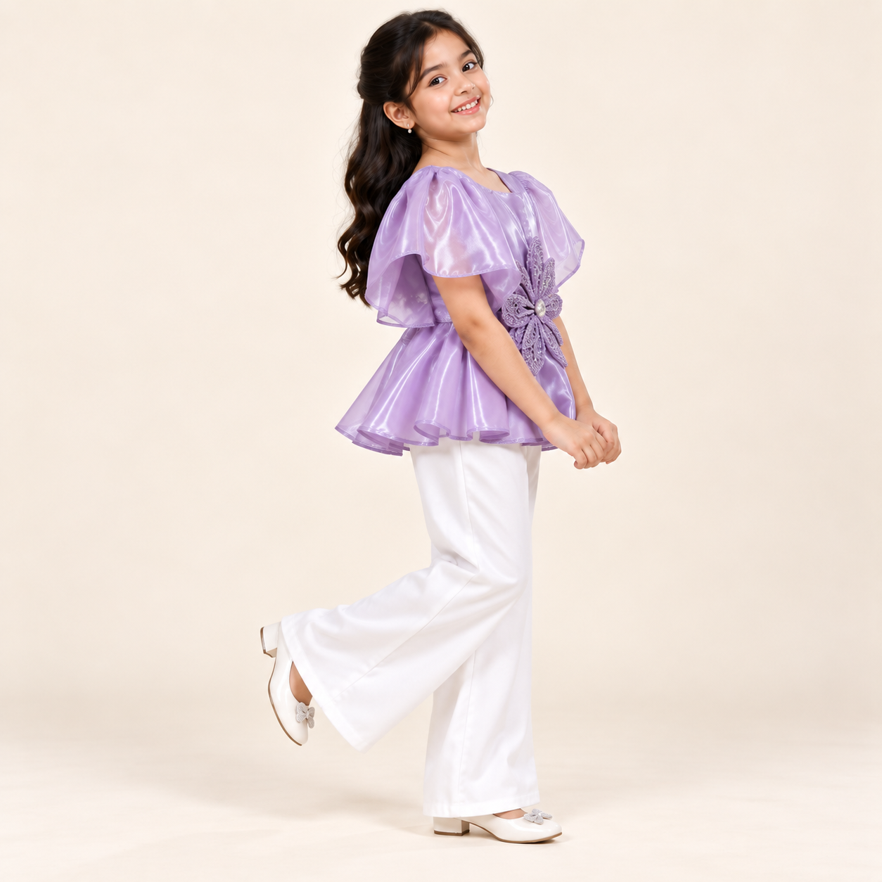 Lavinia Peplum Co-Ord Set for Girls | 7Y to 18Y