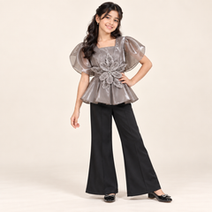 Lavinia Peplum Co-Ord Set for Girls | 7Y to 18Y