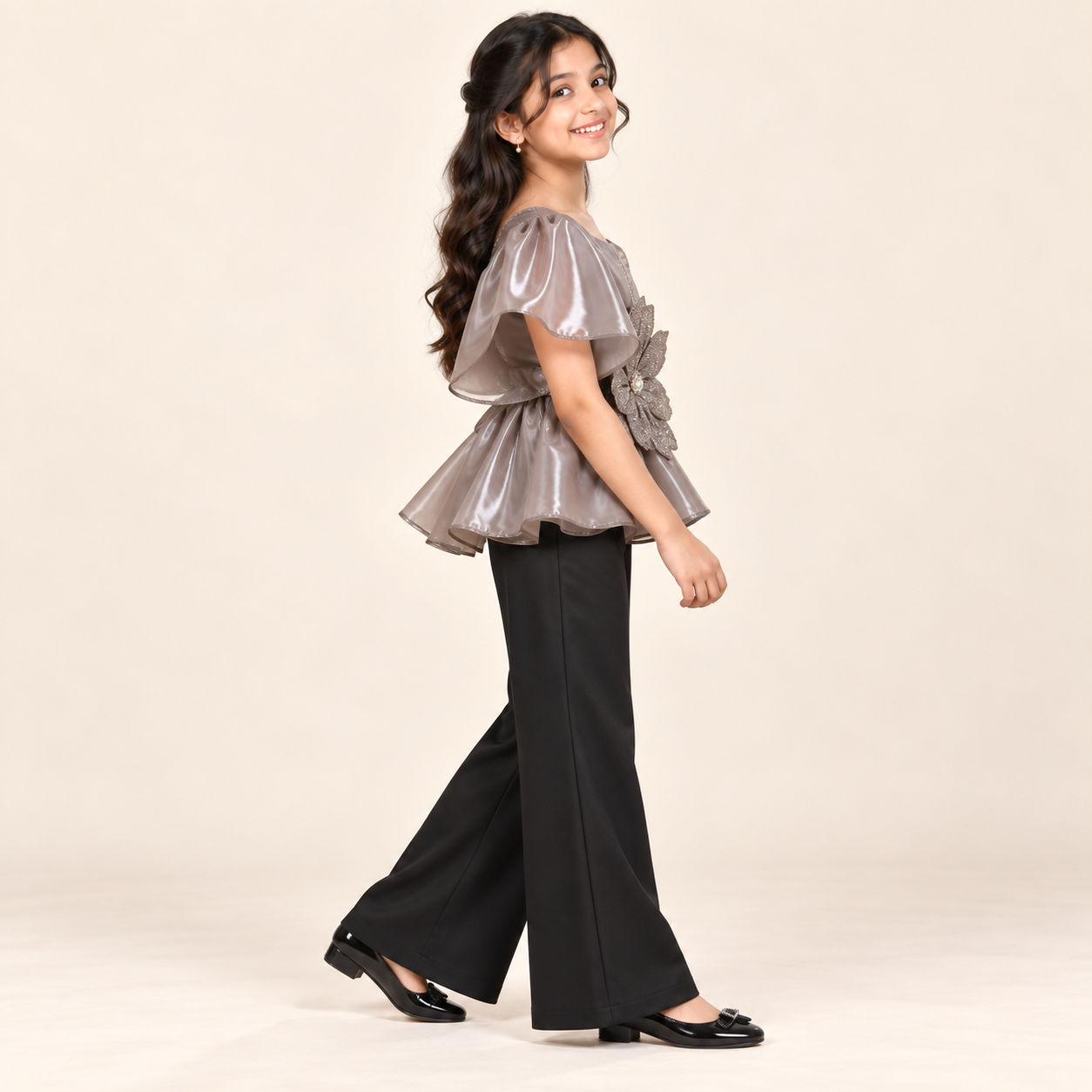 Lavinia Peplum Co-Ord Set for Girls | 7Y to 18Y
