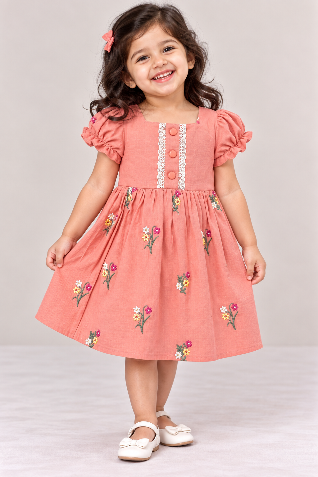 Pinstripe Panel Dress
