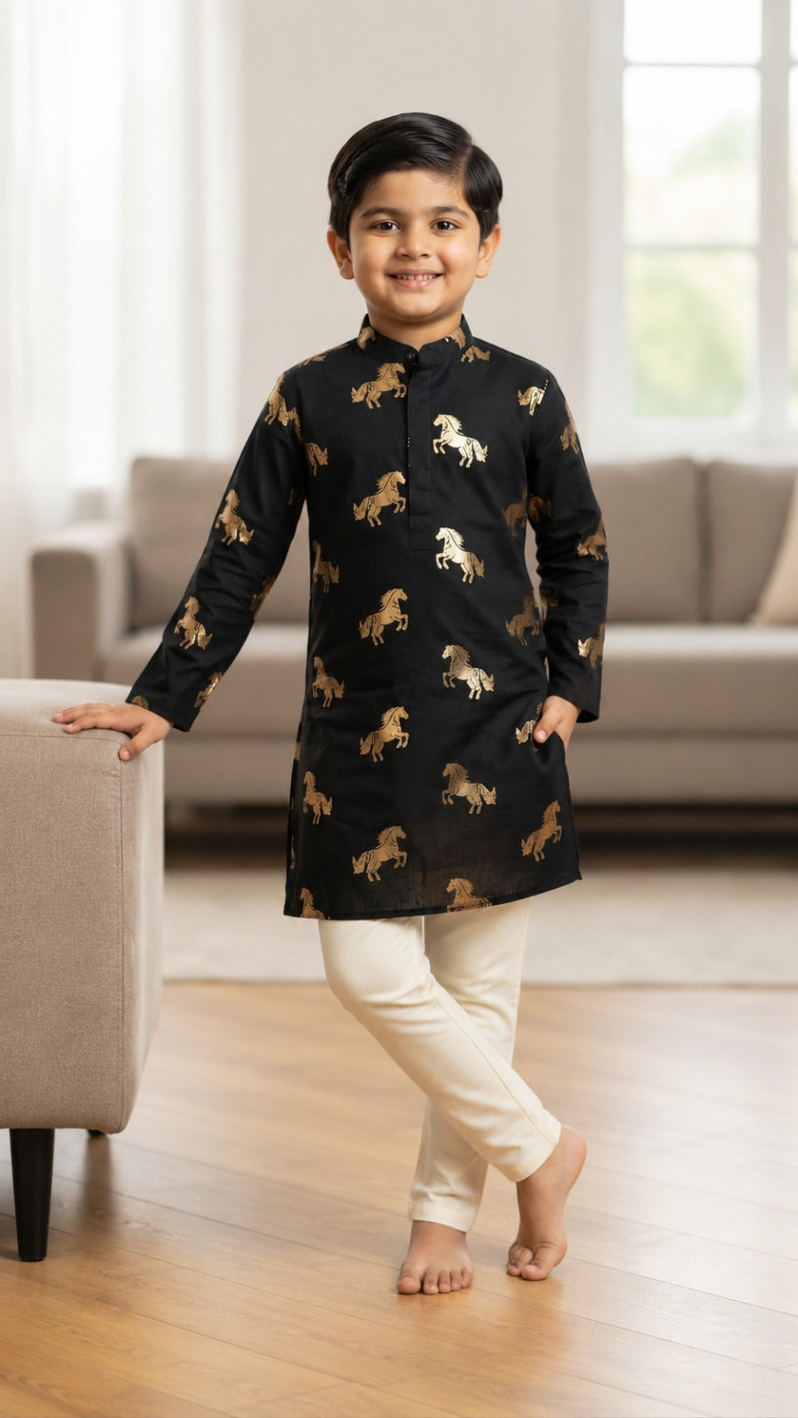 Regal Horse Kurta