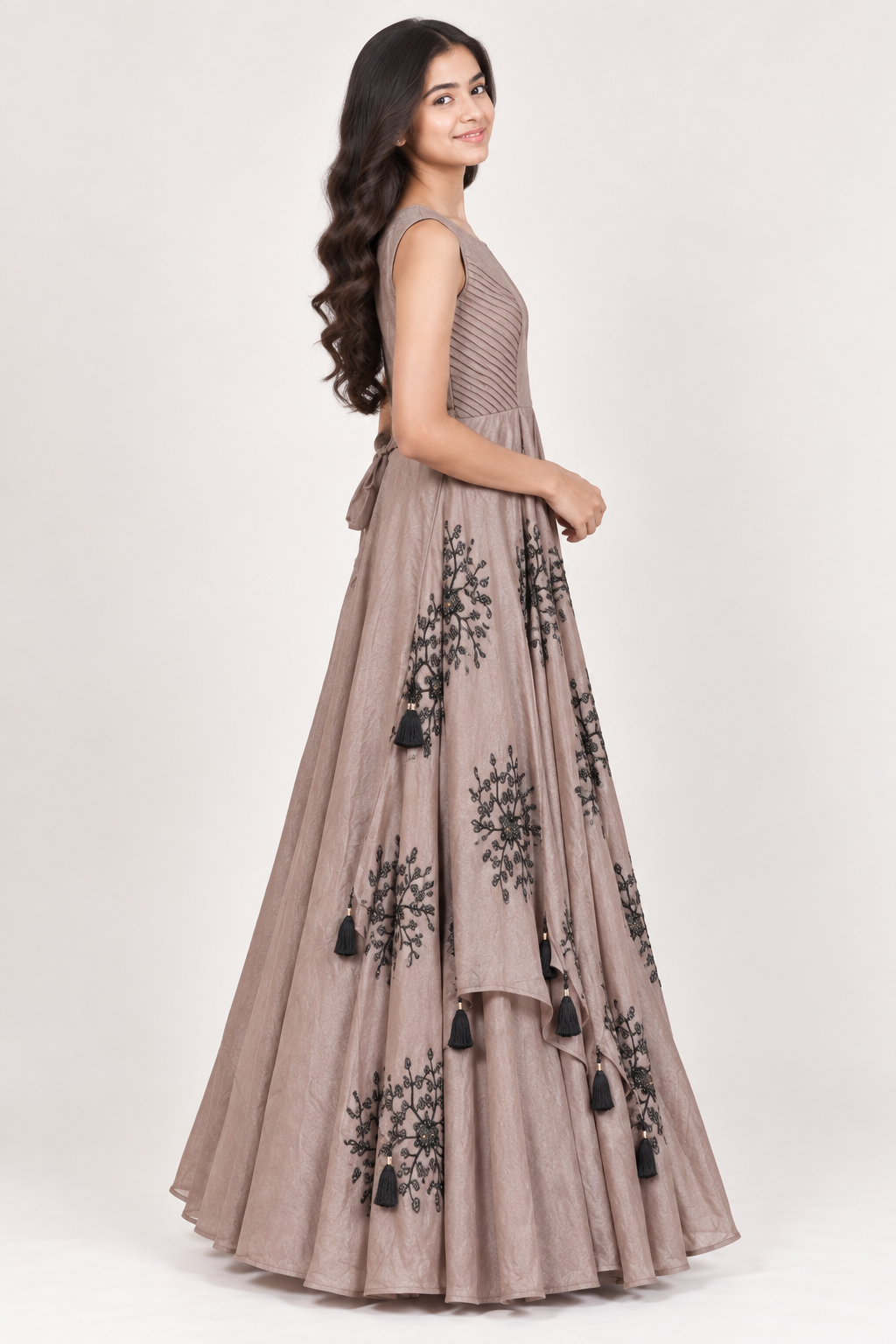 Rhea Embroidered Gown for Girls | 16Y to 18Y