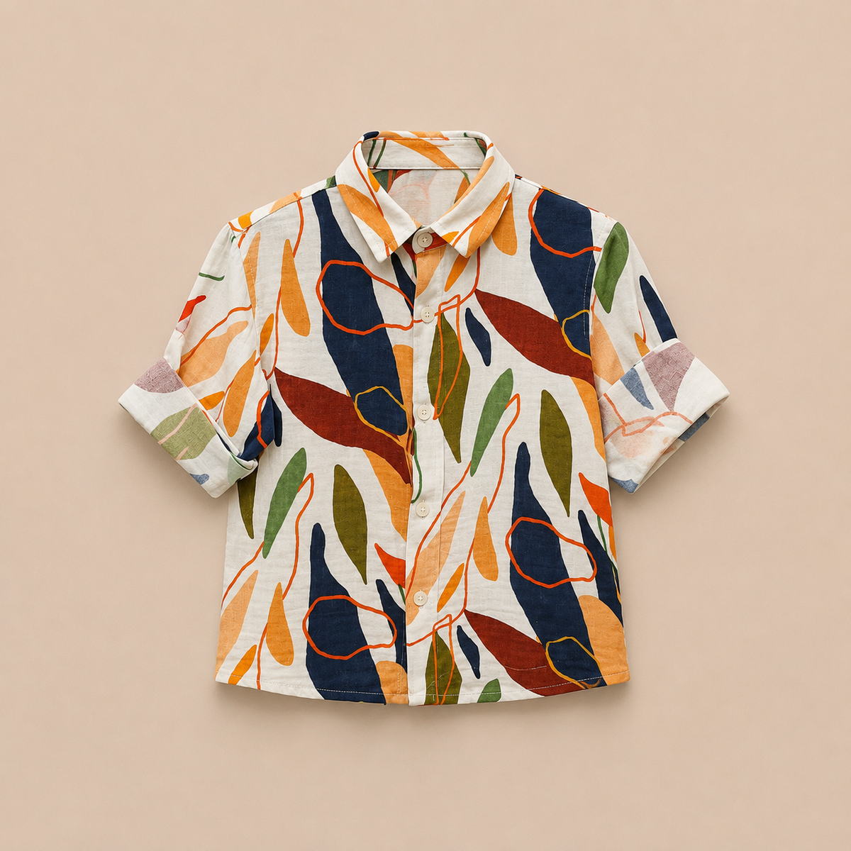 Sketch Muslin Shirt For Boys 1Y to 5Y