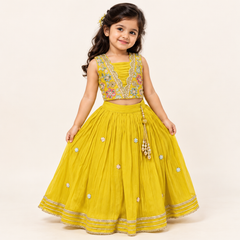 Fariha Floral Lehenga Set | 1-6Y