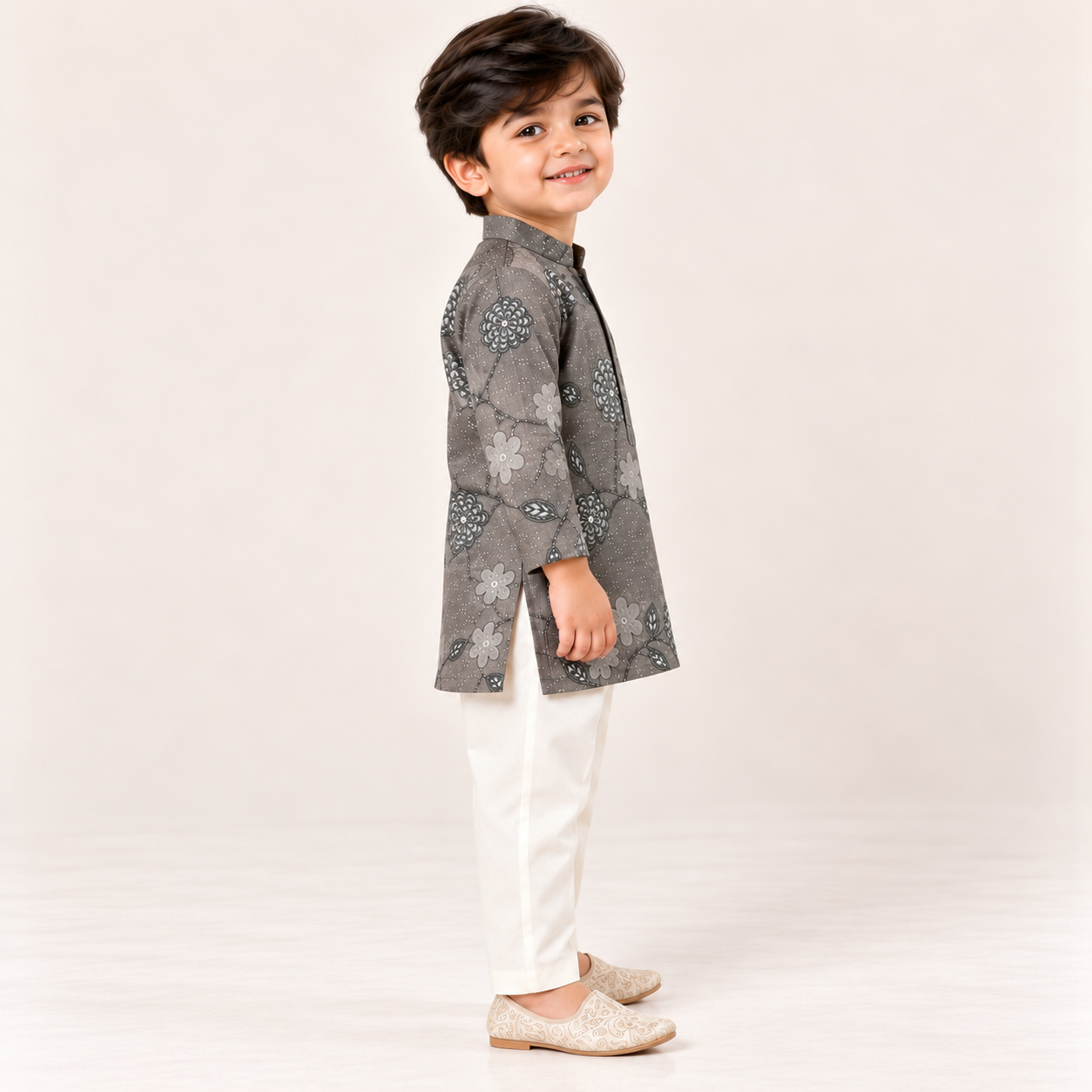 Reyansh Floral Print Kurta Set | 1-6Y