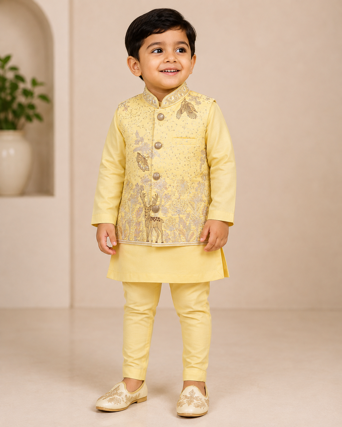 Solvian Jacket Kurta Set 
