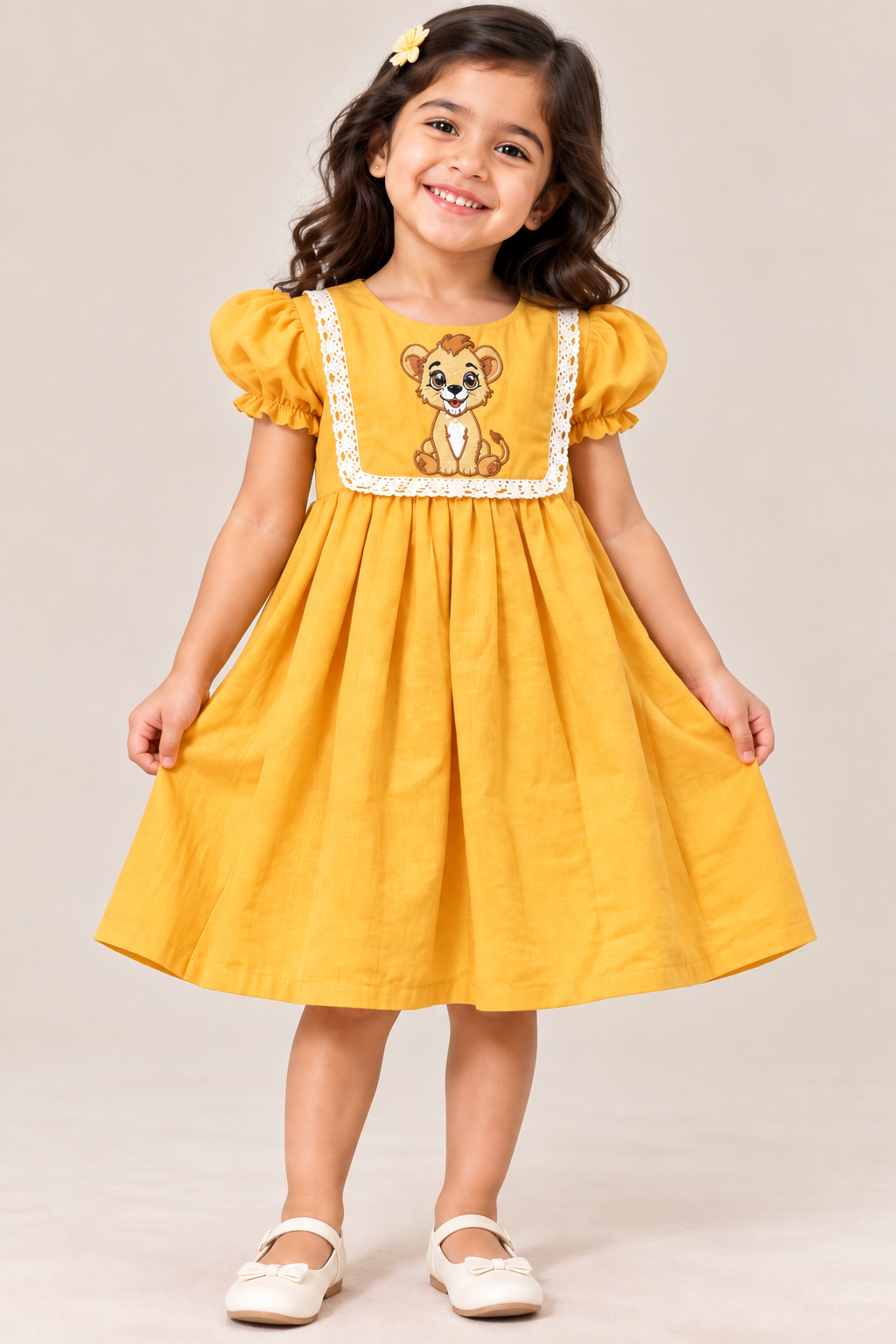Square Neck Simba Dress