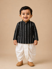 Starlight Dot Dhoti Set for Boys