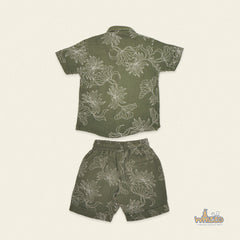 Sun Leaf Muslin Co-Ord for Boys