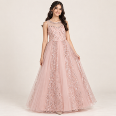 Tara Draped Gown for Girls | 16-18Y