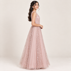 Tara Draped Gown for Girls | 16-18Y