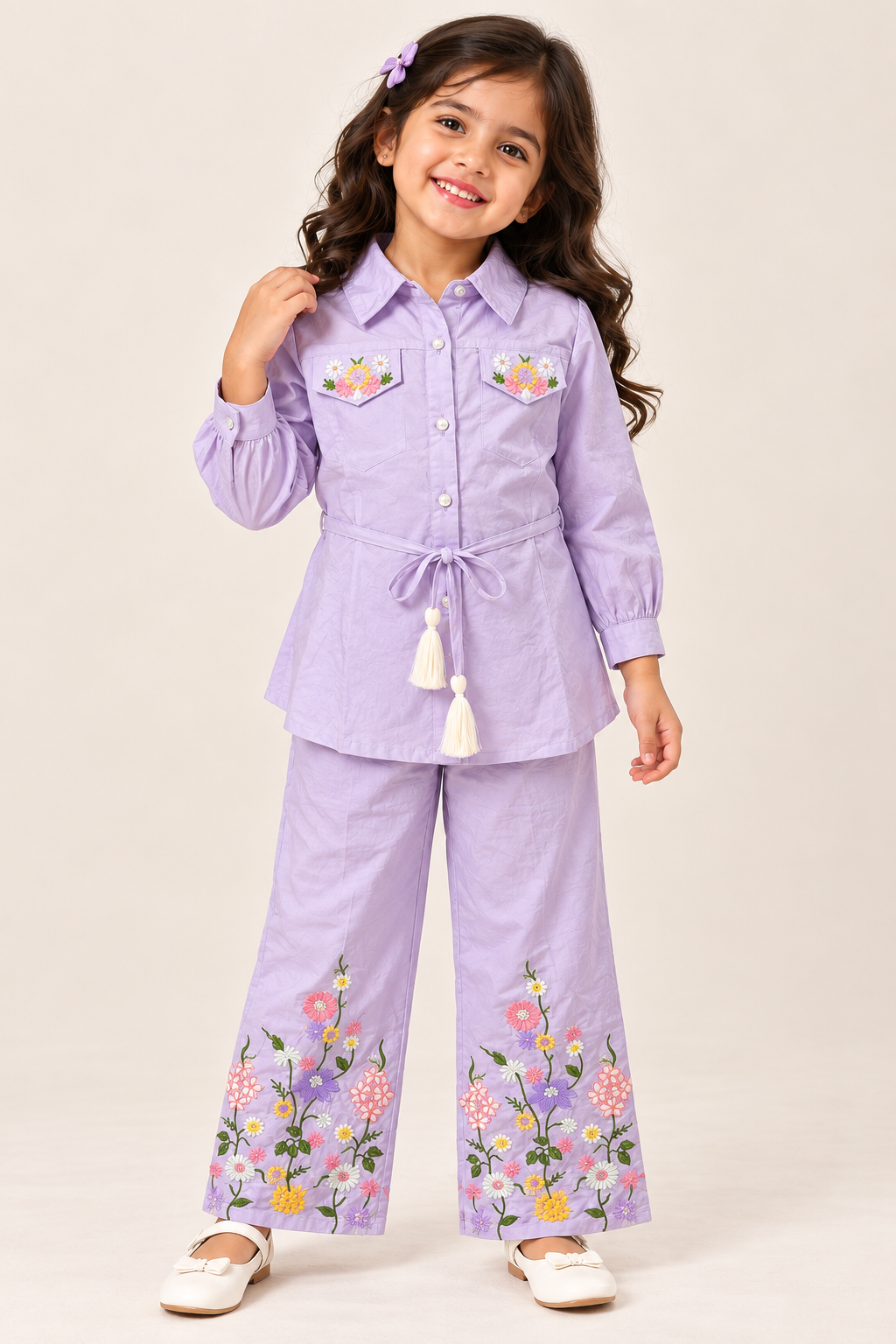Tassel Tie Utility Co-ord Set