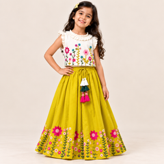 Tassel Waist Lehenga Set