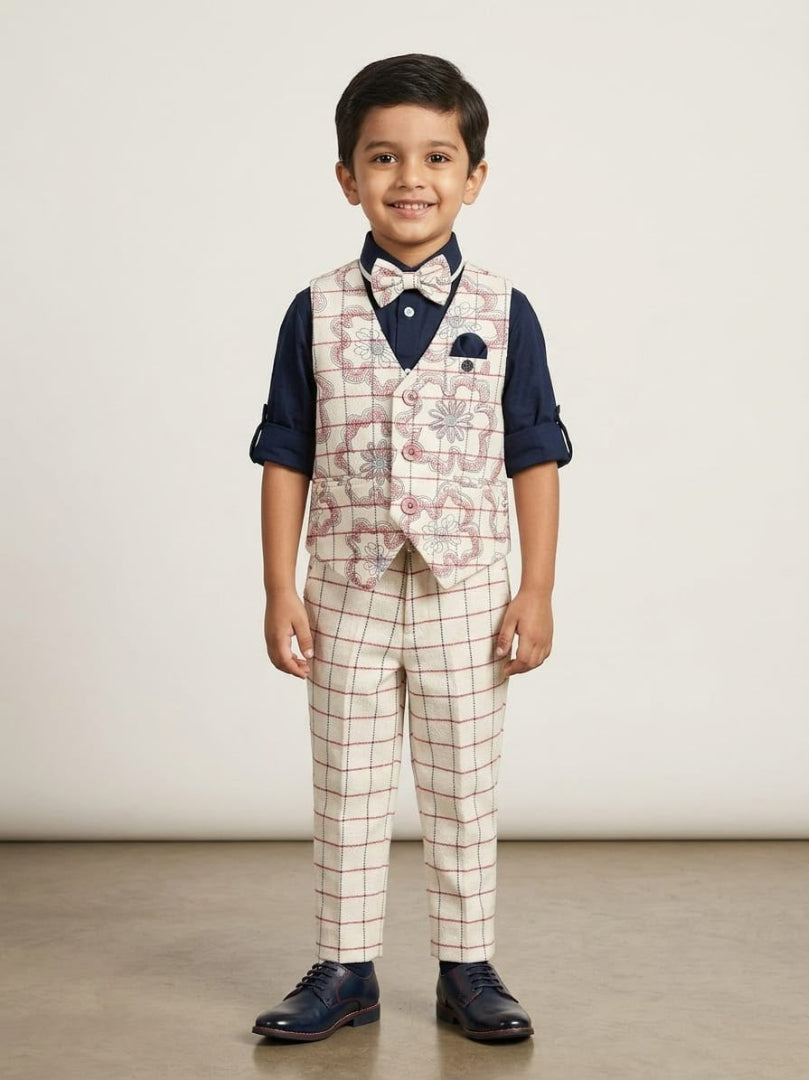 The Windsor Bloom waist coat set