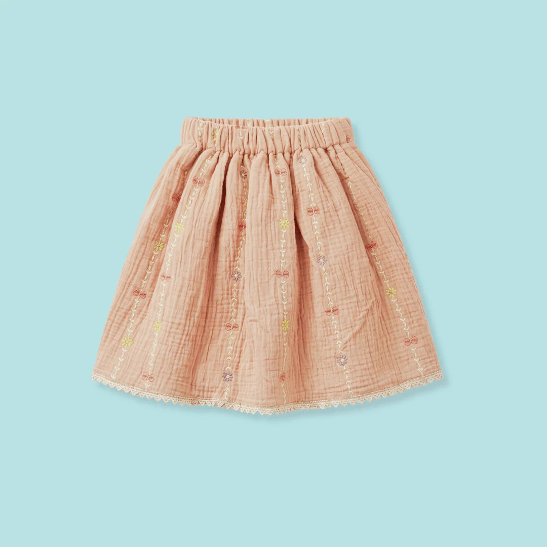 Thoranam - Crinkled Halter Neck Top and Skirt