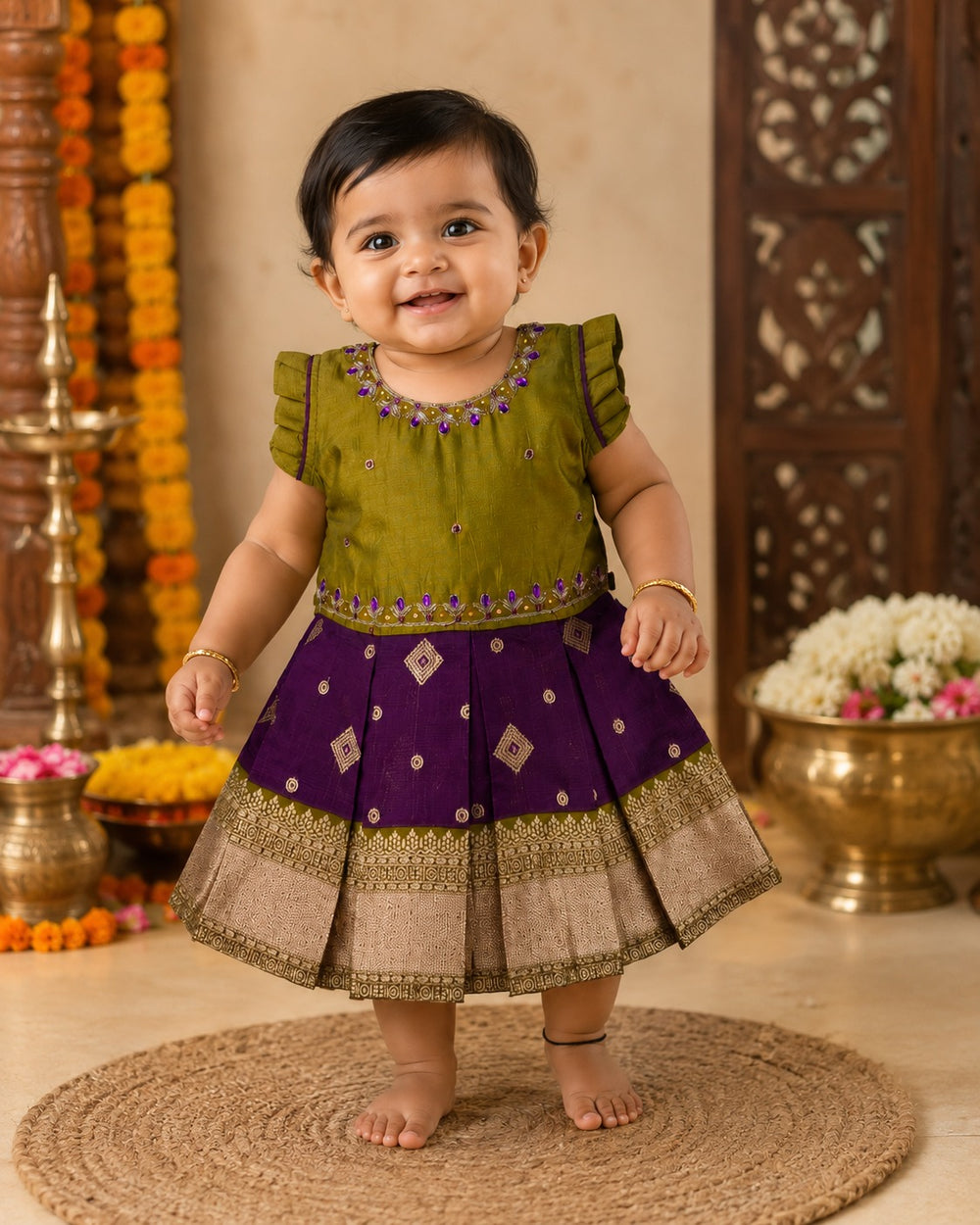 Thridha Silk Grand Dress