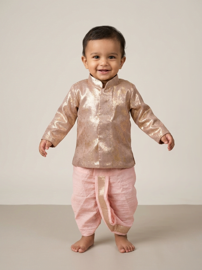 Tiny Emperor Dhoti Set for Boys