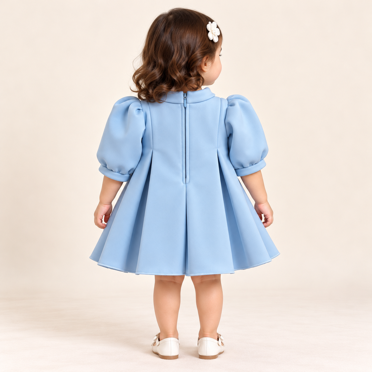 Cressida Pleated Bow Dress | 1-4Y