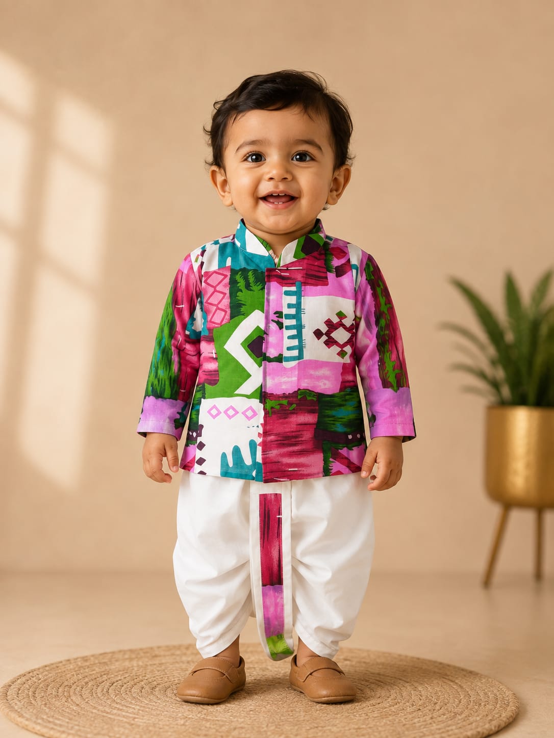 Tribal Dhoti Set for Boys