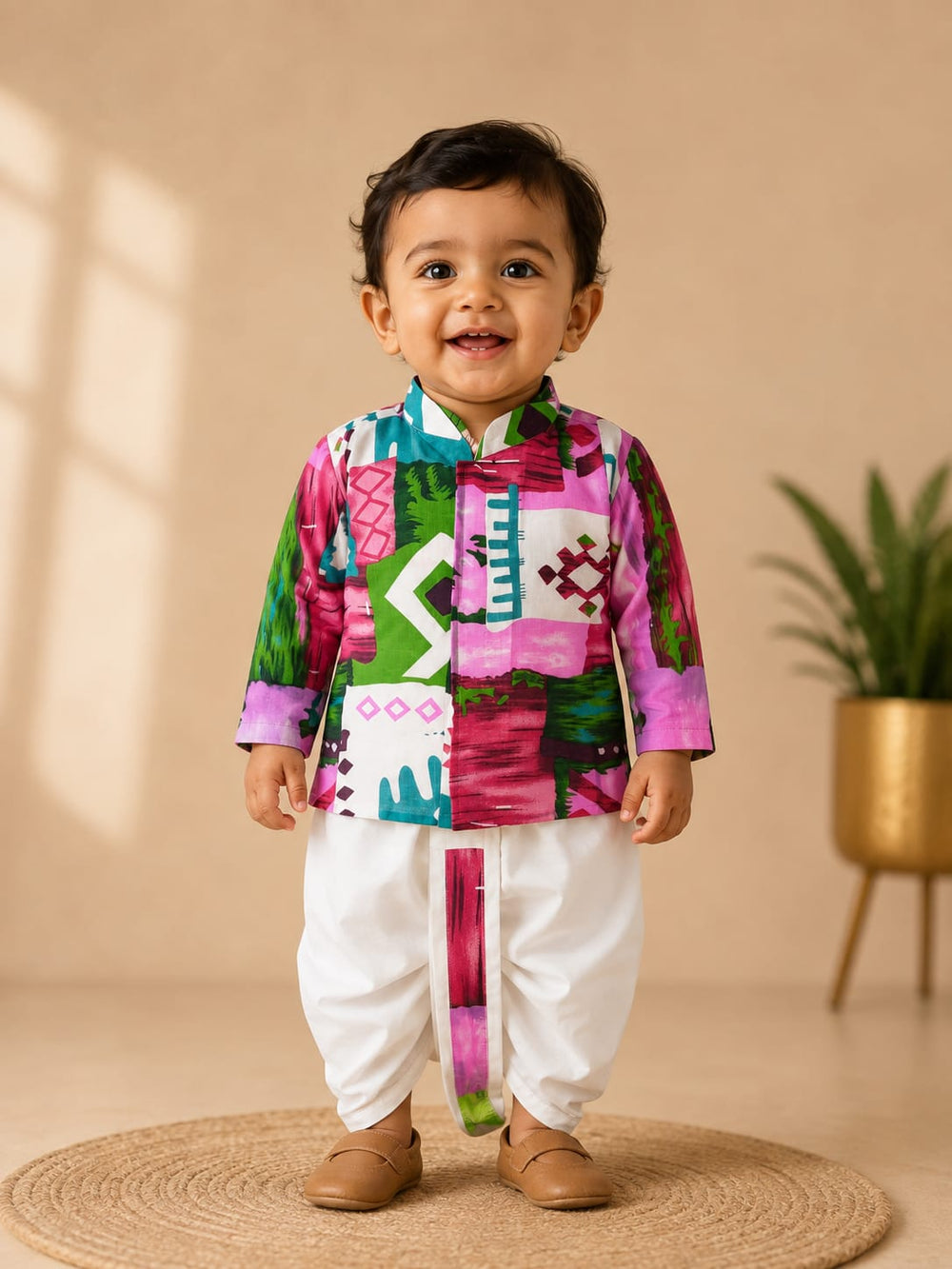 Tribal Dhoti Set for Boys