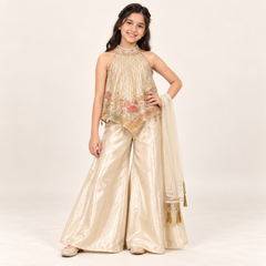 Tvesha Embroidered Sharara Set for Girls | 6Y to 18Y