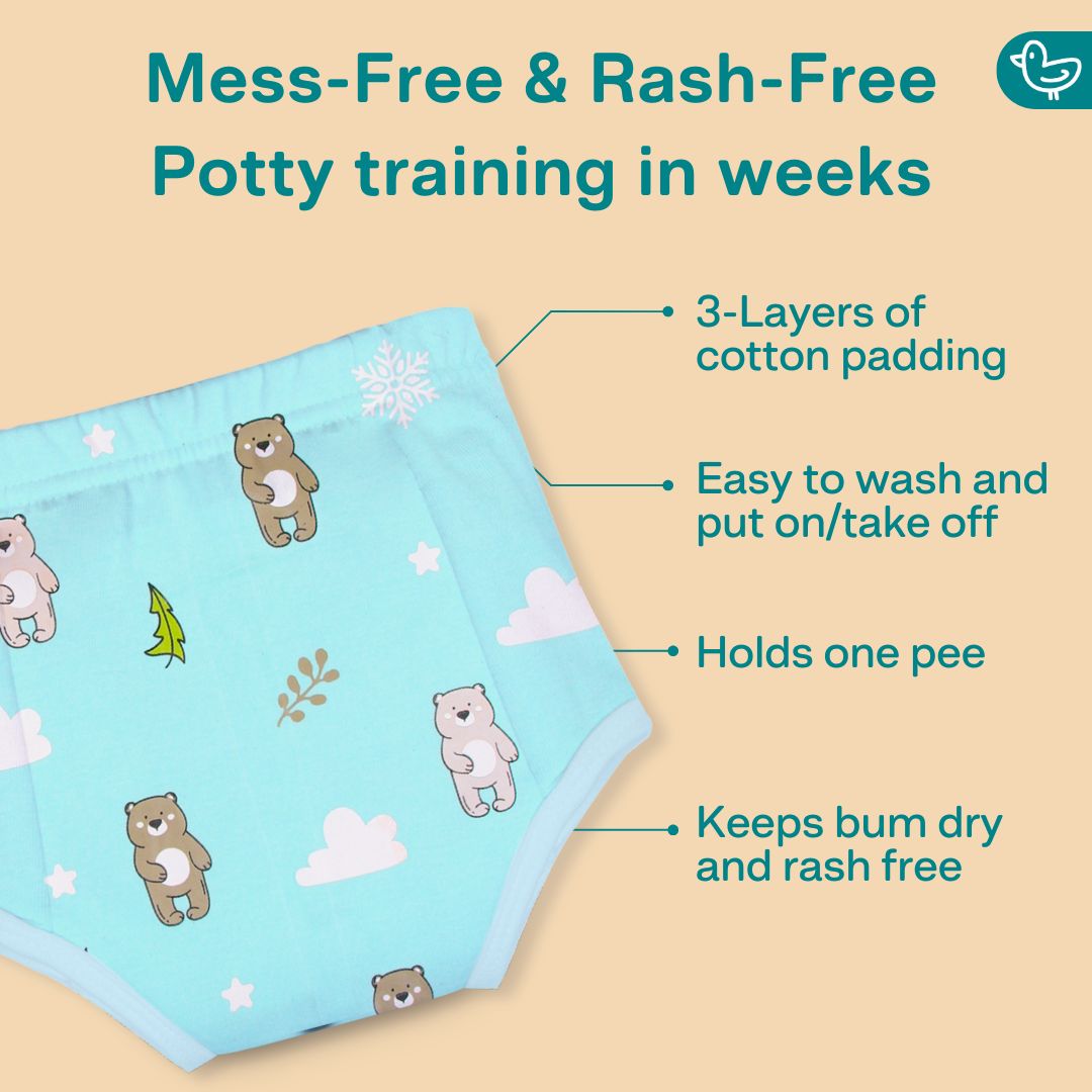 3-4 Years (Pack of 2)  - Ultra Undies - Baby Padded Underwear
