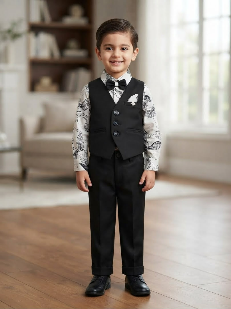 Vogue Waistcoat Set for Boys | 1Y to 4Y