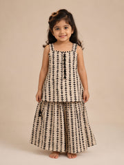 Modal Silk Arrow Palazzo for girls 1Y to 10Y