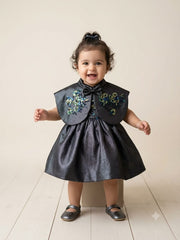 Tiny Couture Cape Birthday Dress For Girls 1Y to 6Y