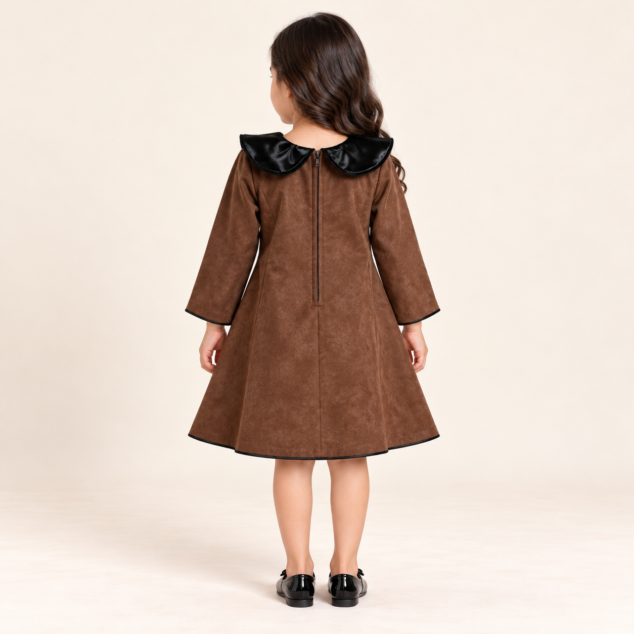 Velmora Collar A-Line Dress | 1-7Y