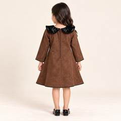 Velmora Collar A-Line Dress | 1-7Y