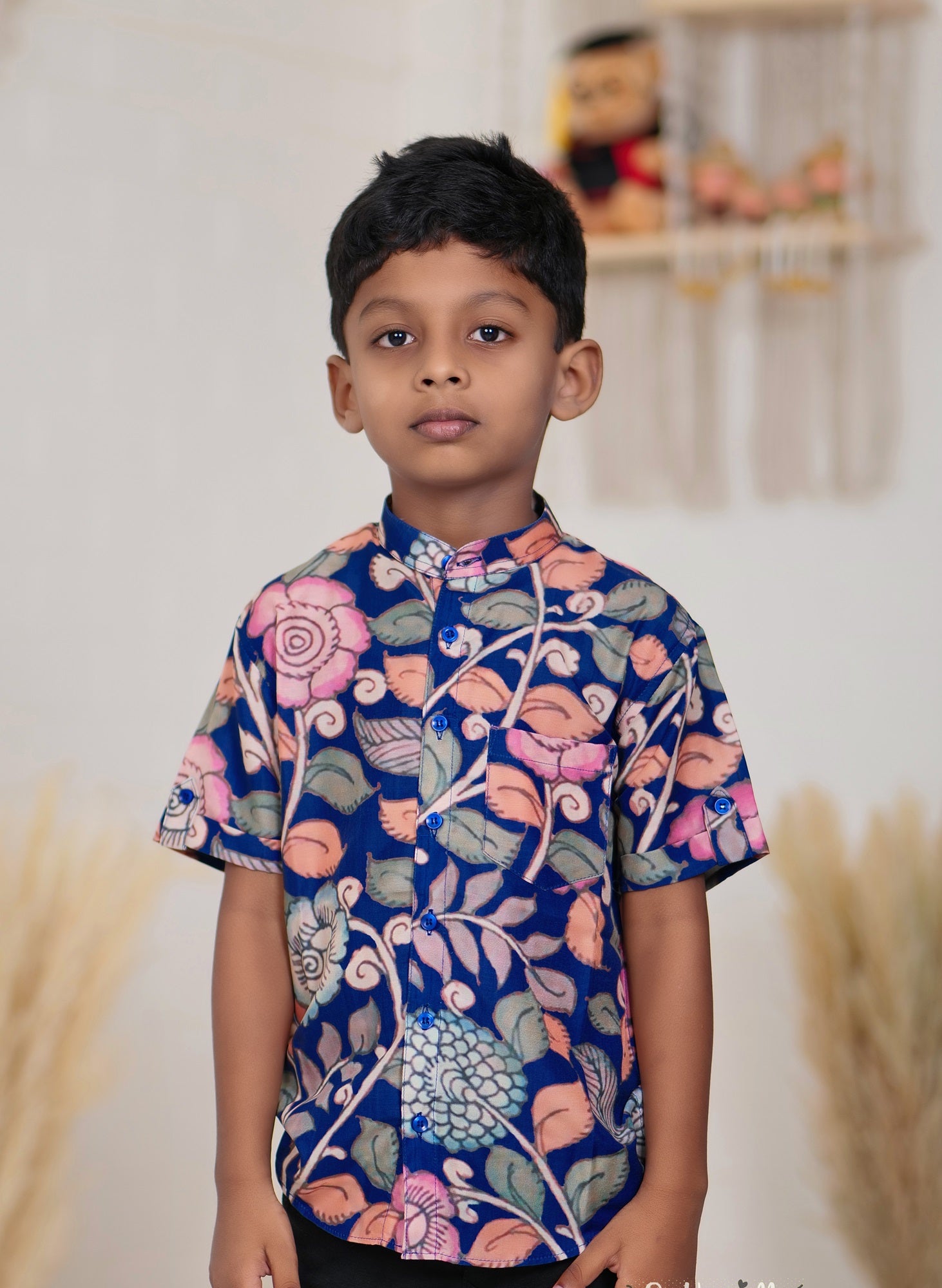 Boys Printed shirt at Mul Mul soft fabric/party wear shirt
