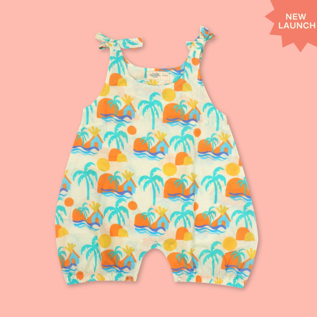 Urban Wild - Mulmul Cotton Knot Type Romper