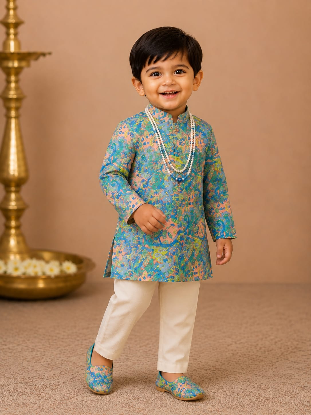 ocean dhoti set