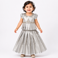 Thanika Silk Lehenga Set for Girls | 1Y to 5Y