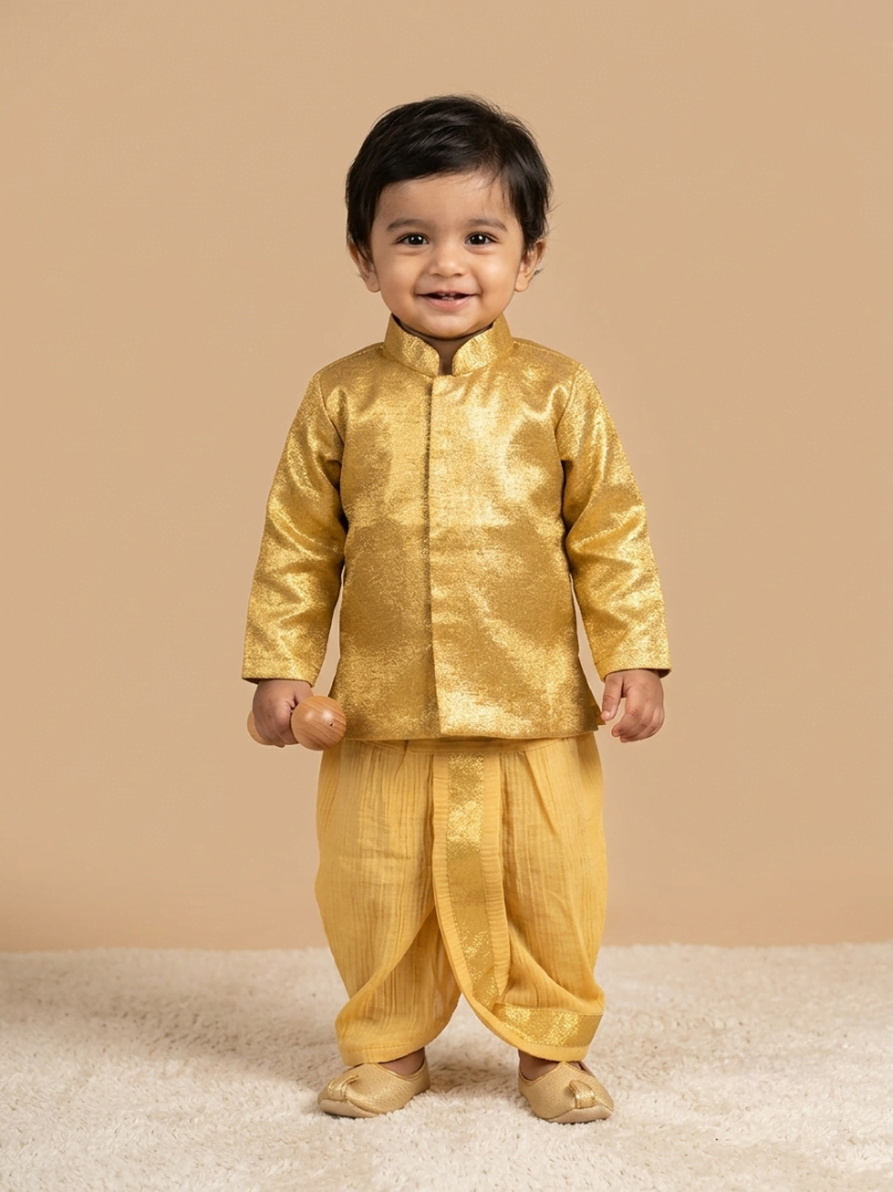 Tiny Emperor Dhoti Set for Boys