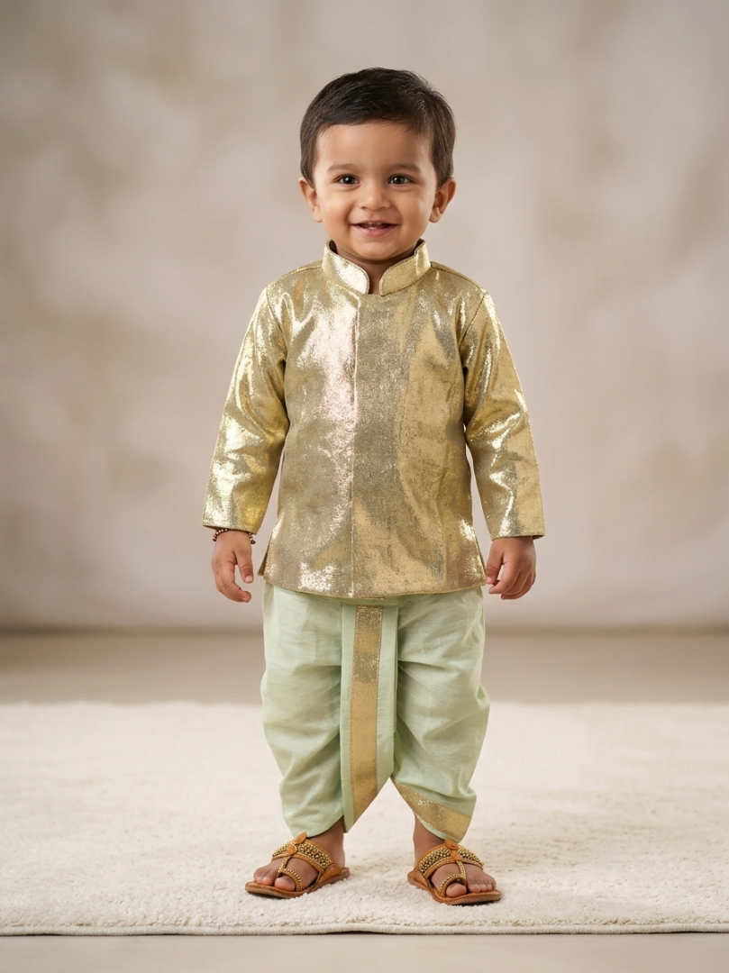 Tiny Emperor Dhoti Set for Boys